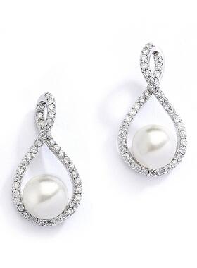 Eternity symbol combined with a bold pearl