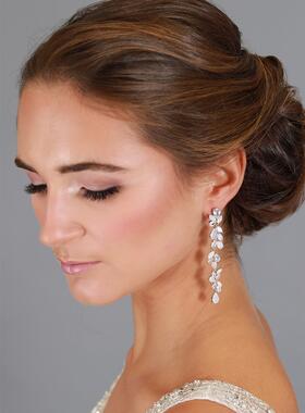 CZ and Opal earrings