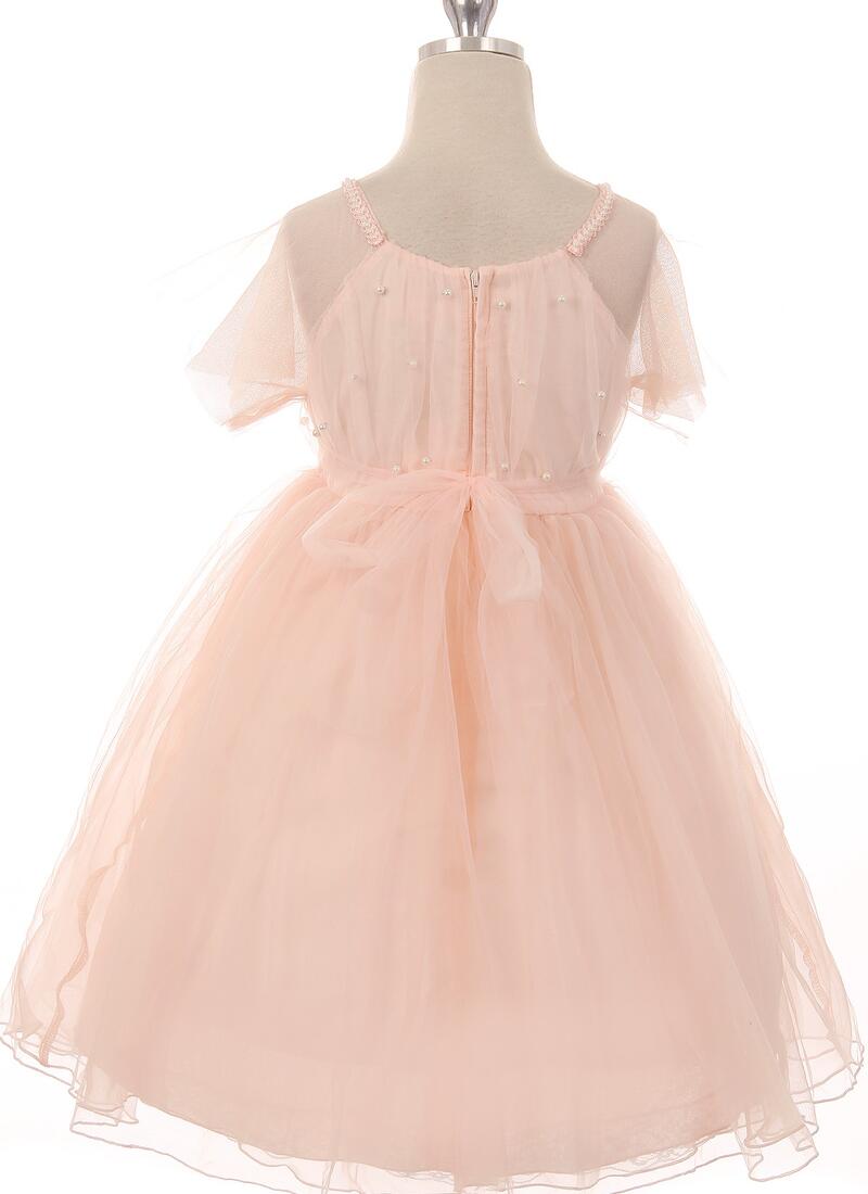 Pearls and tulle off white only