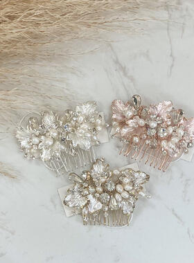 Pearl and diamante