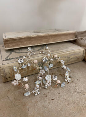 Blush hoops