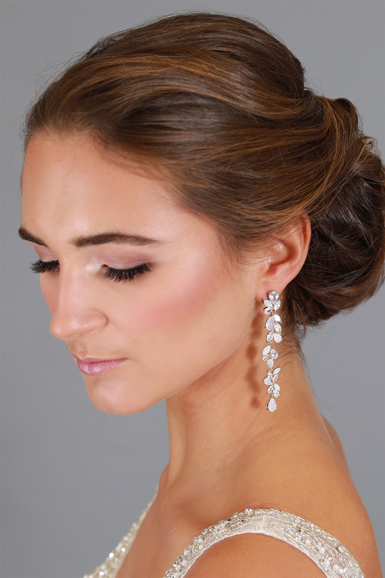 CZ and Opal earrings
