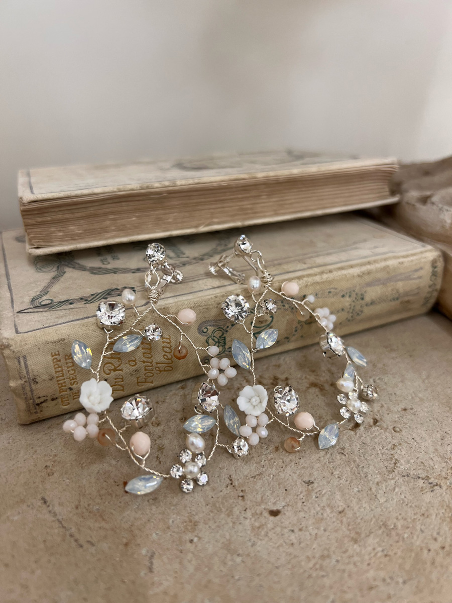 Blush hoops