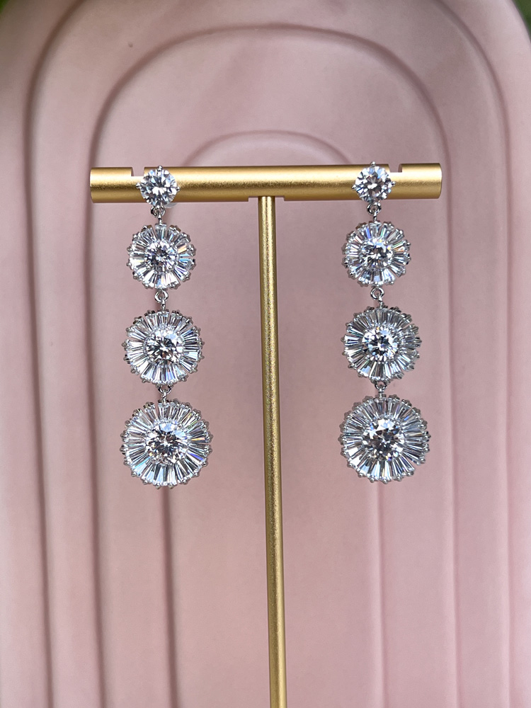 Star burst earrings
